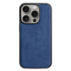 iPhone 16 Pro - Alcantara Back Cover - Ocean Blue