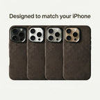 iPhone 16 Pro Max - Alcantara Case - Chocolate Brown