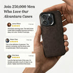 iPhone 16 Pro Max - Alcantara Case - Chocolate Brown