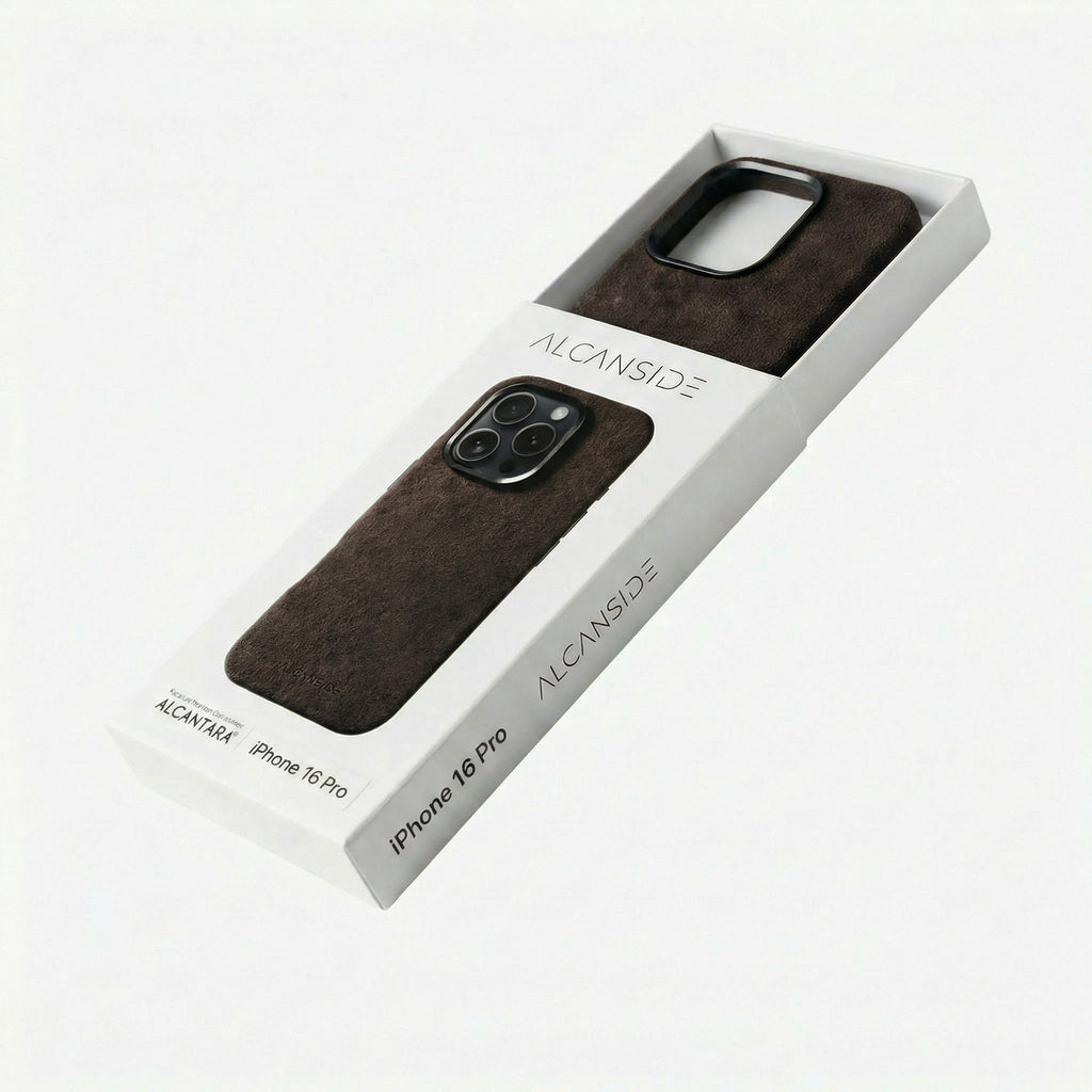 iPhone 16 Pro Max - Alcantara Case - Chocolate Brown