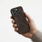 iPhone 16 Pro Max - Alcantara Case - Chocolate Brown