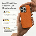 iPhone 16 Pro Max - Alcantara Case - Orange