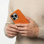 iPhone 16 Pro - Alcantara Case - Orange