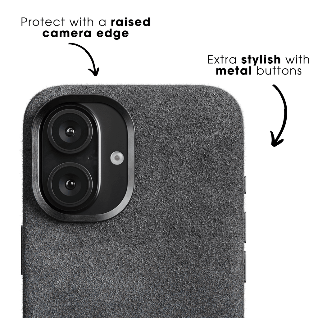 iPhone 17e - Alcantara Case - Nardo Gray