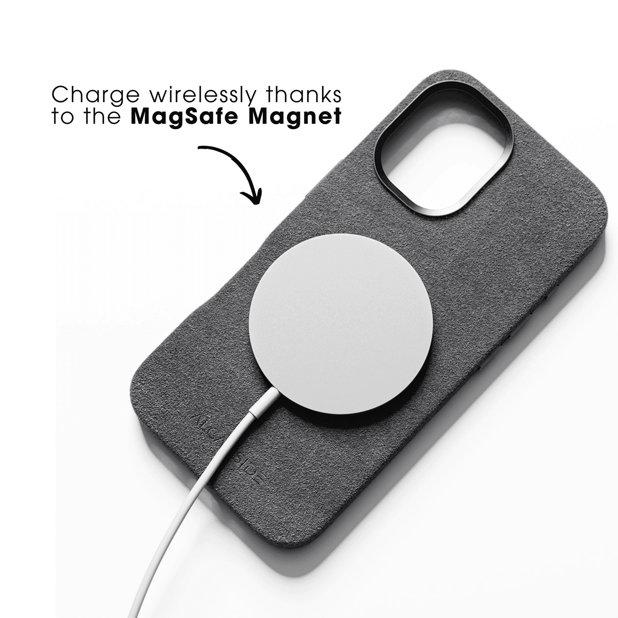 iPhone 17e - Alcantara Case - Nardo Gray