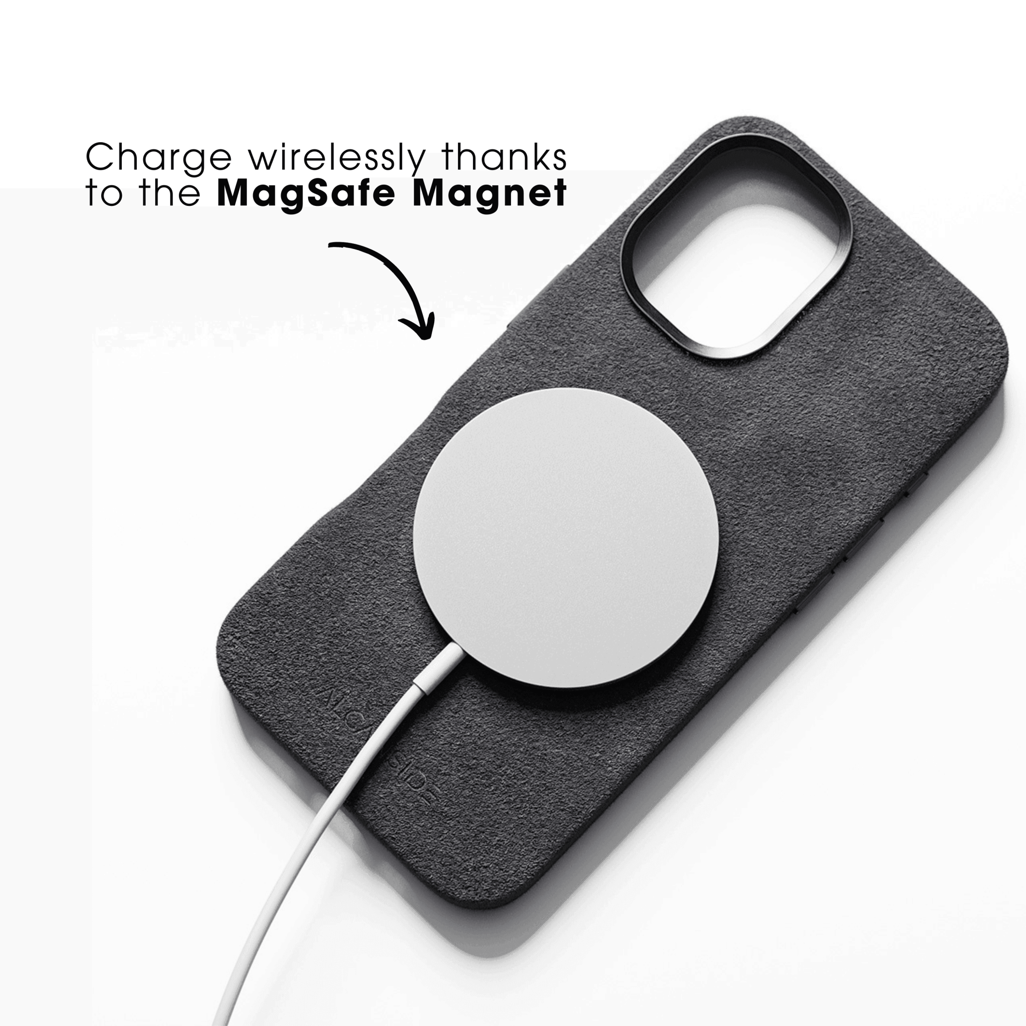 iPhone 17e - Alcantara Case - Space Grey
