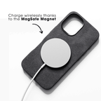 iPhone 16e & 17e - Alcantara Case - Space Grey