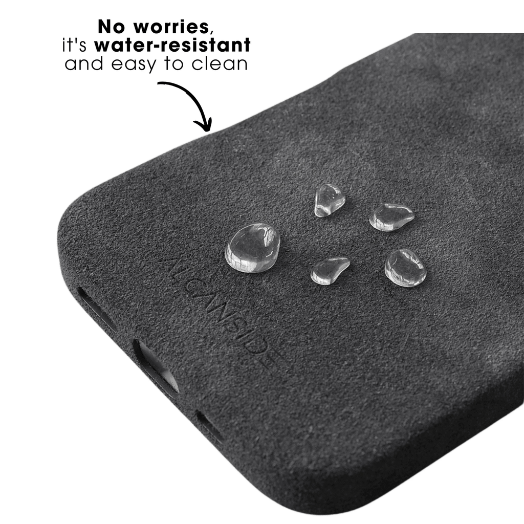 iPhone 16e & 17e - Alcantara Case - Space Grey