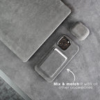 iPhone 16e & 17e - Alcantara Case - Space Grey
