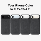 iPhone 17 Air - Alcantara Back Cover - Space Grey