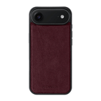 iPhone 17 Air - Alcantara Back Cover - Wine Red