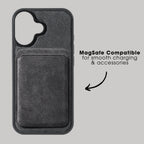 iPhone 17 - Alcantara Back Cover - Space Grey