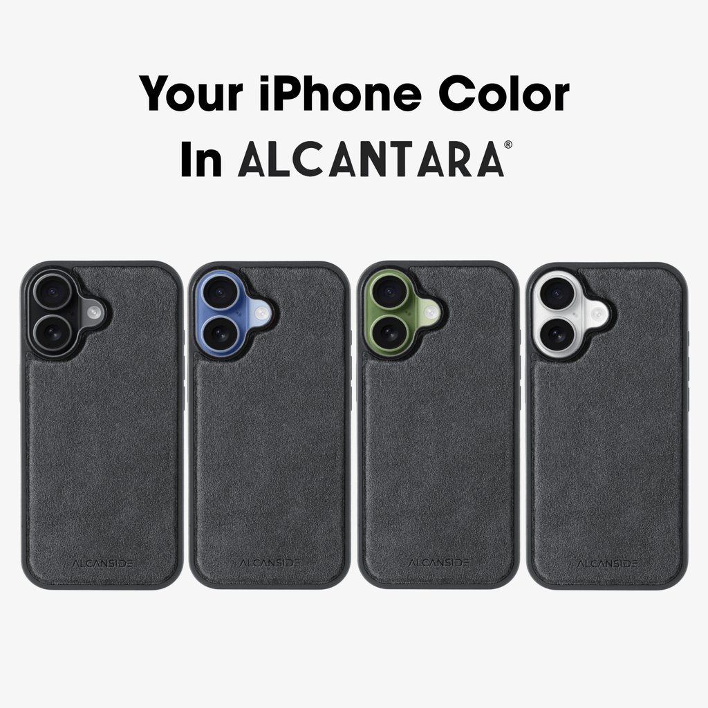 iPhone 17 - Alcantara Back Cover - Space Grey