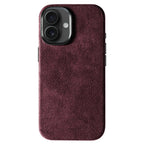 iPhone 17 - Alcantara Case - Wine Red