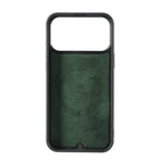 iPhone 17 Pro - Alcantara Back Cover - Midnight Green