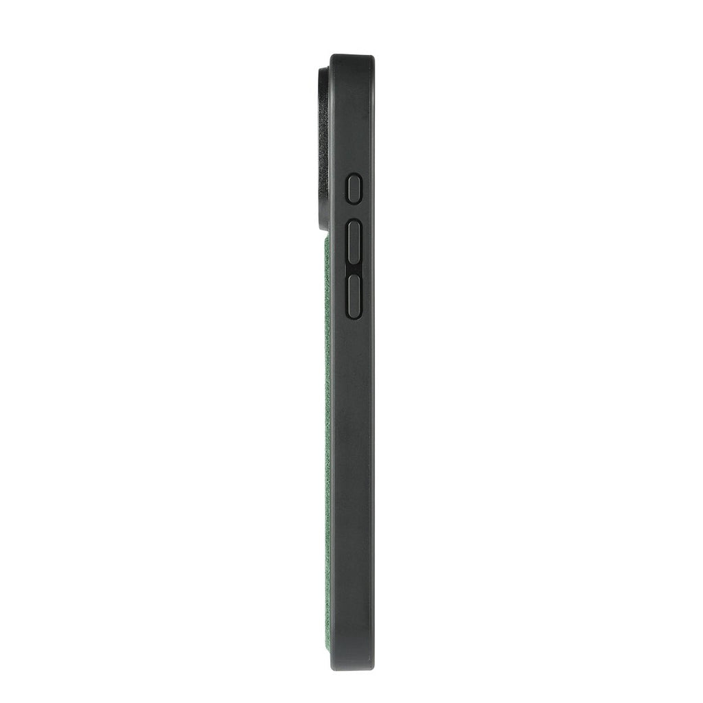 iPhone 17 Pro Max - Alcantara Back Cover - Midnight Green