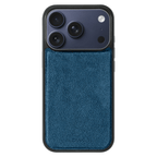 iPhone 17 Pro Max - Alcantara Back Cover - Ocean Blue