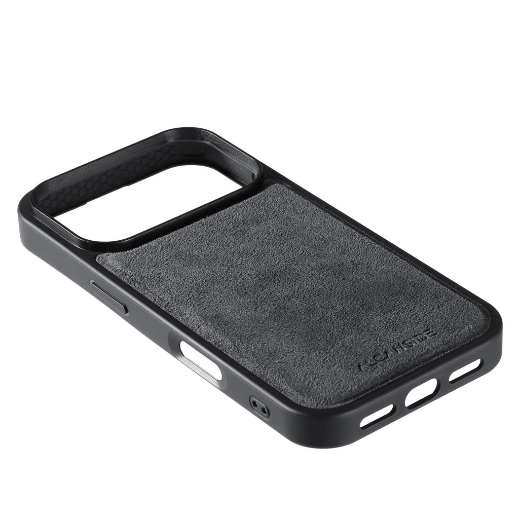 iPhone 17 Pro Max - Alcantara Back Cover - Space Grey