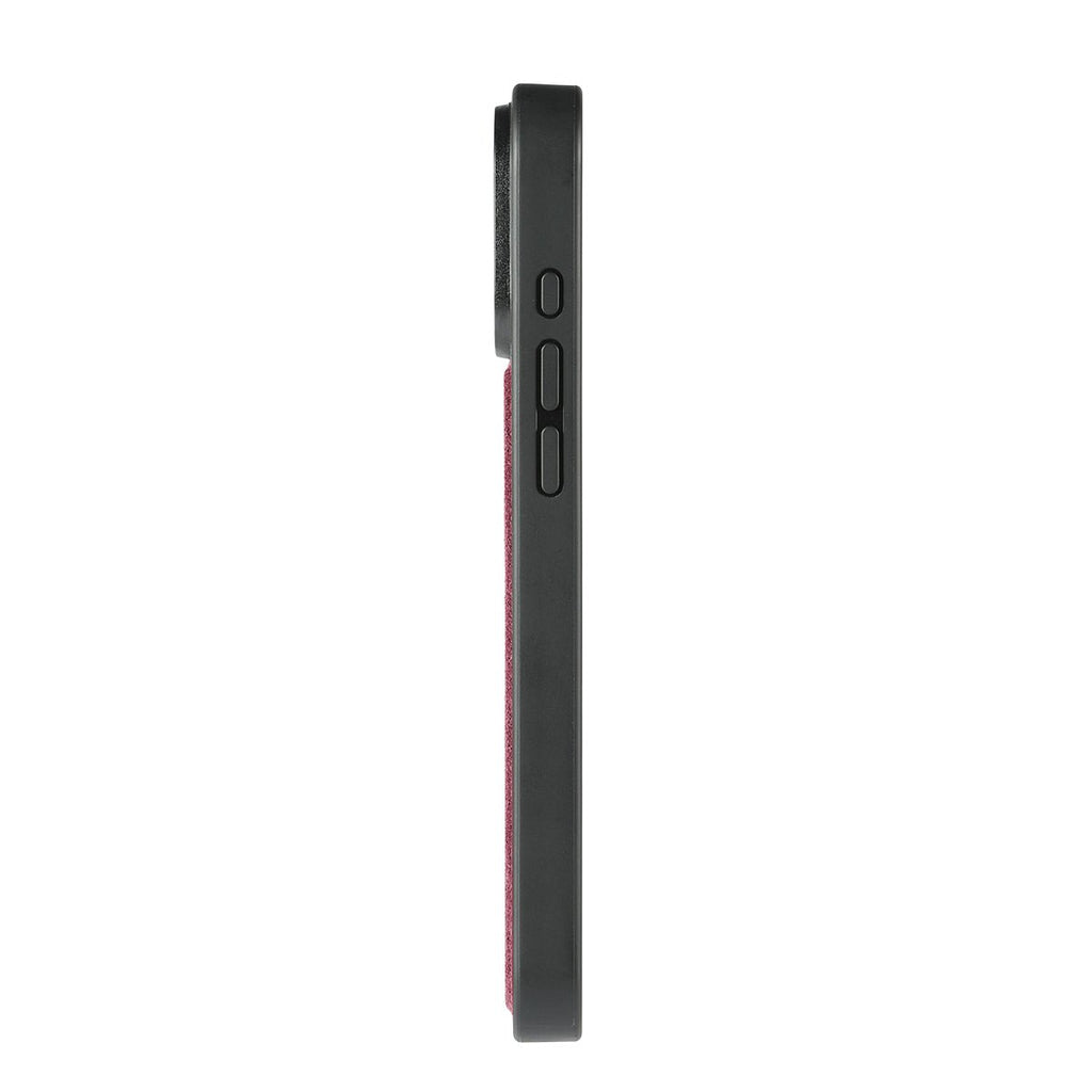 iPhone 17 Pro Max - Alcantara Back Cover - Wine Red