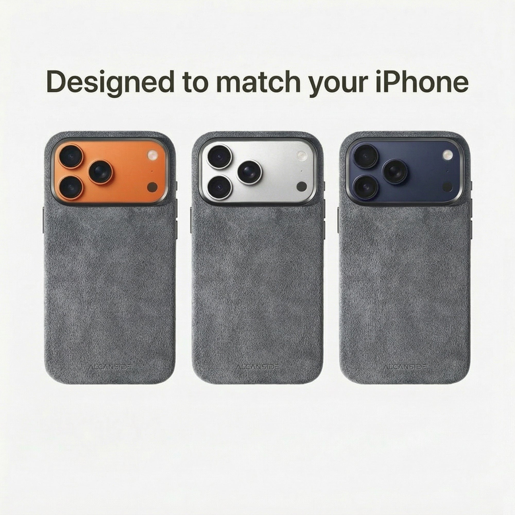 iPhone Alcantara Case - Nardo Gray (World Cup edition)