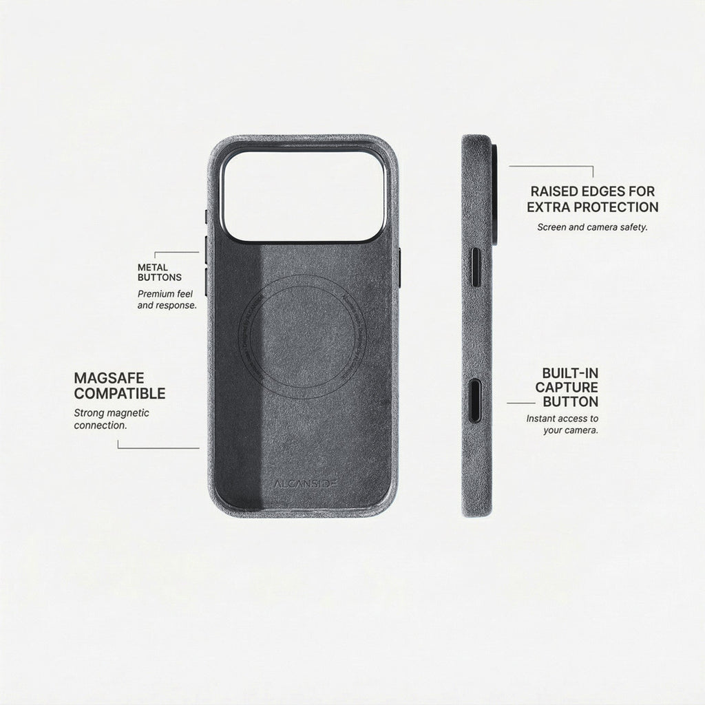 iPhone Alcantara Case - Nardo Gray (World Cup edition)