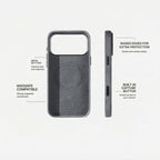 iPhone Alcantara Case - Nardo Gray (World Cup edition)
