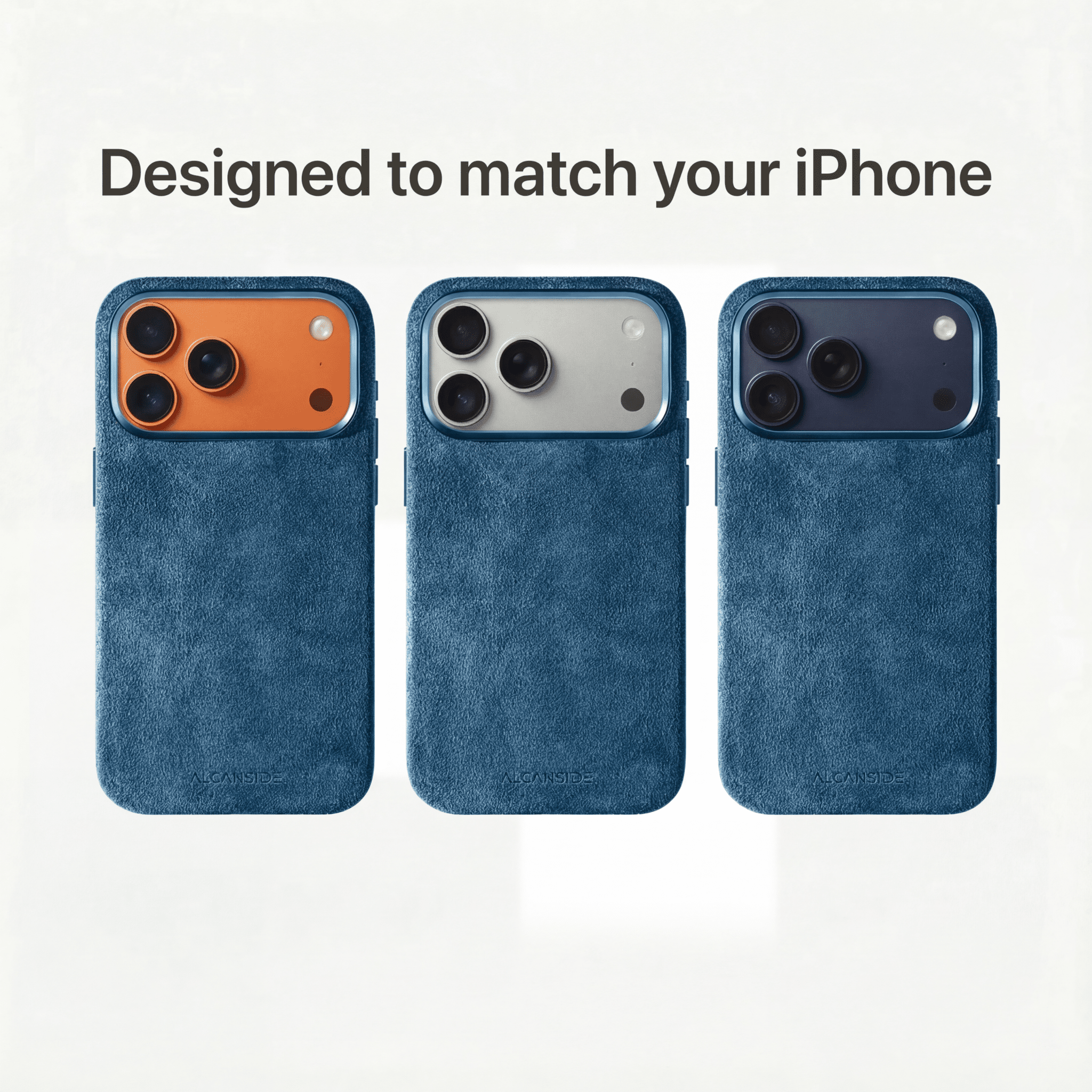 iPhone 17 Pro Max - Alcantara Case - Ocean Blue