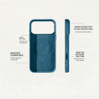 iPhone 17 Pro Max - Alcantara Case - Ocean Blue