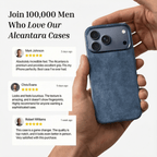 iPhone Alcantara Case - Ocean Blue (World Cup edition)