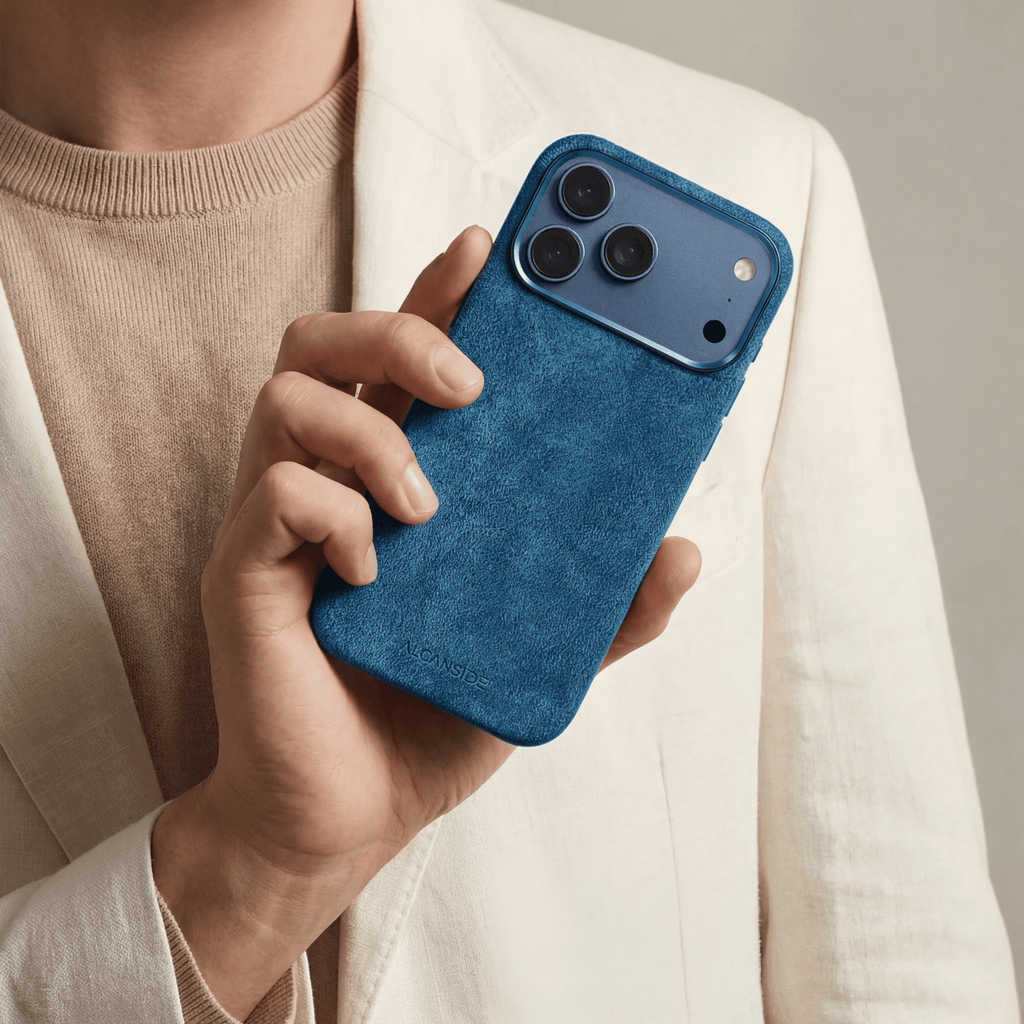 iPhone 17 Pro - Alcantara Case - Ocean Blue
