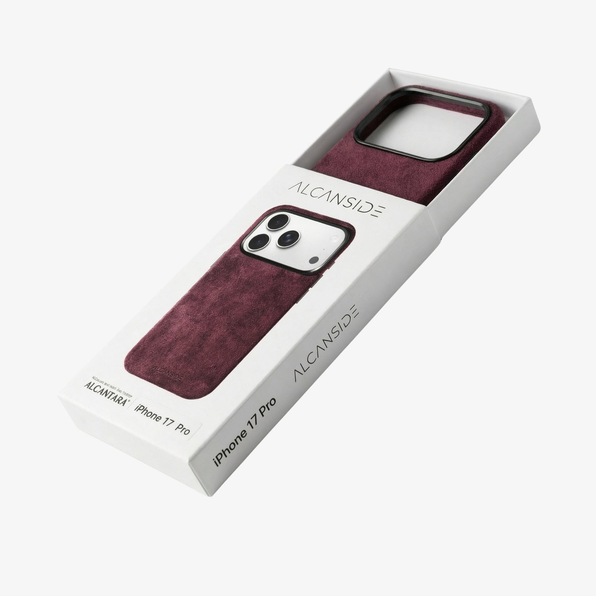 iPhone Alcantara Case - Wine Red (World Cup edition)