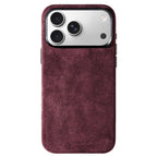 iPhone Alcantara Case - Wine Red (World Cup edition)
