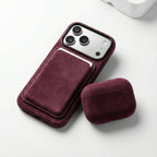 iPhone Alcantara Case - Wine Red (World Cup edition)