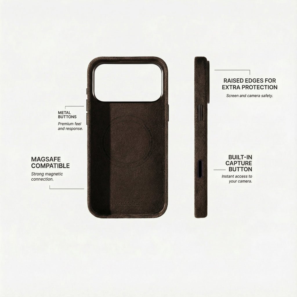 iPhone Alcantara Case - Chocolate Brown (World Cup edition)