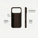 iPhone Alcantara Case - Chocolate Brown (World Cup edition)