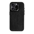 iPhone Alcantara Case - Deep Black (World Cup edition)