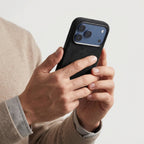 iPhone Alcantara Case - Deep Black (World Cup edition)