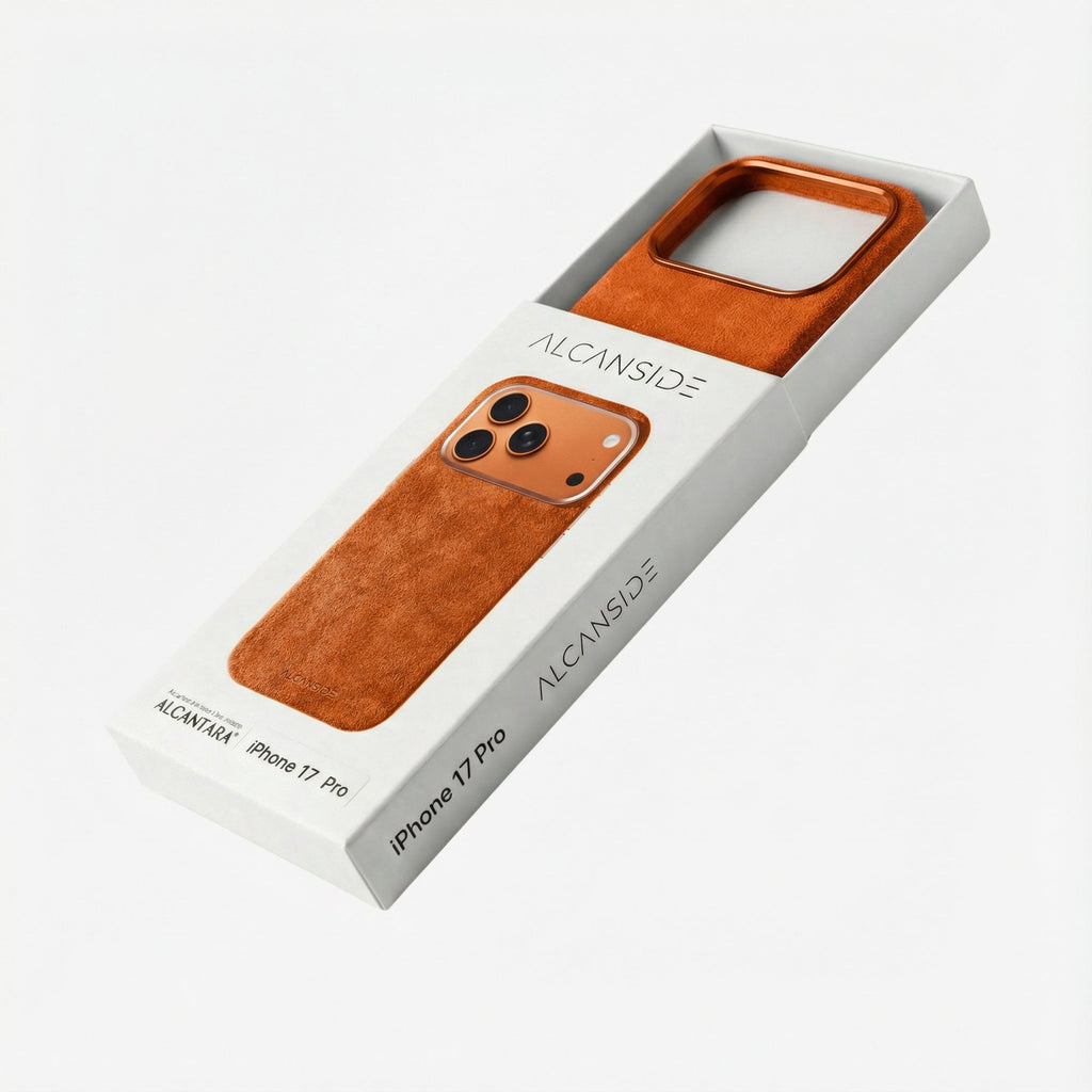 iPhone Alcantara Case - Orange (World Cup edition)