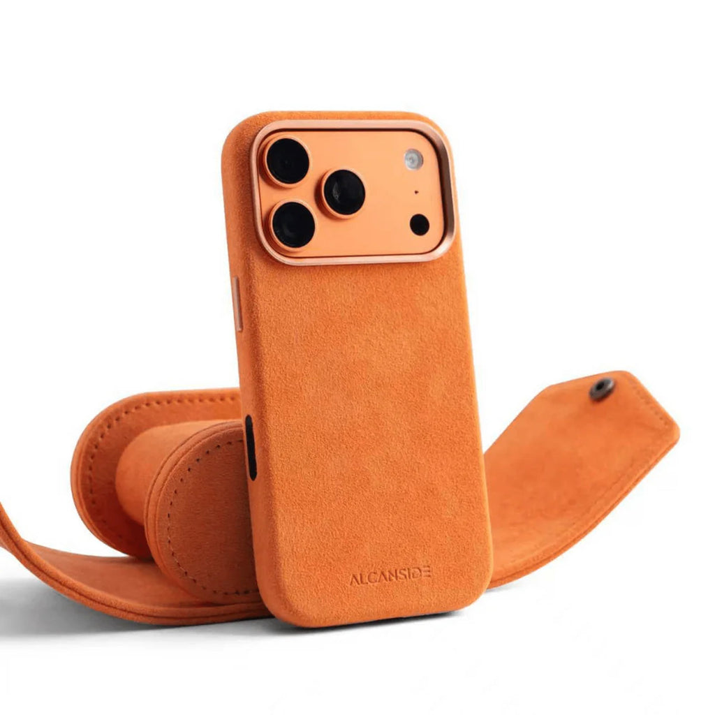 iPhone Alcantara Case - Orange (World Cup edition)