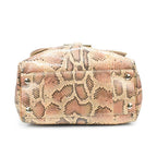 Jimmy Choo 'Justine' Python Satchel Bag