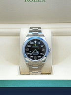 Rolex Air King Oystersteel New Card - Black Dial 116900