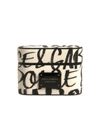Dolce & Gabbana  Leather Scribble Embossed Logo Airpods Case