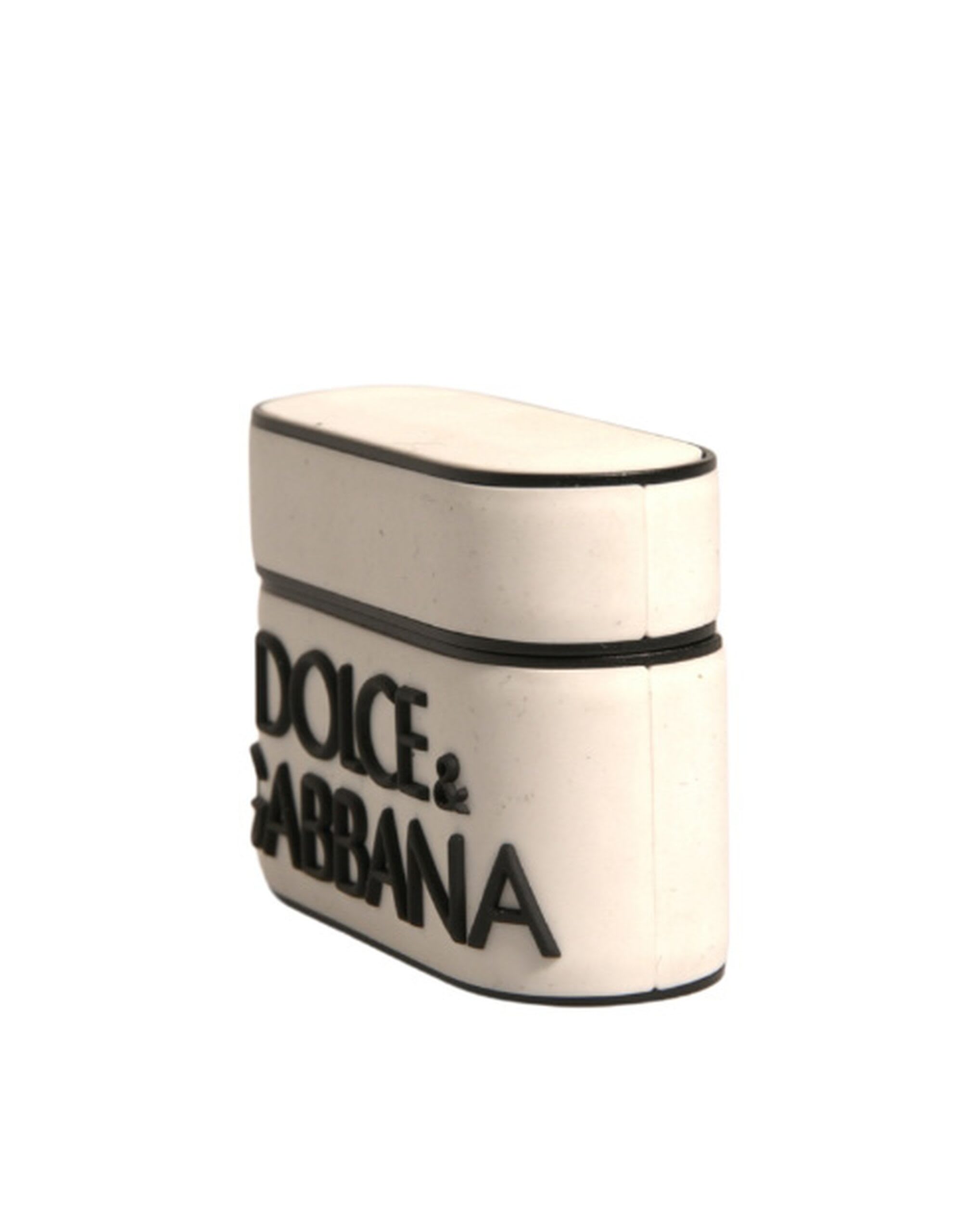 Dolce & Gabbana PVC Embossed Logo Plaque Holder Airpods Case