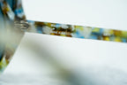 Khaleda And Fahad Sunglasses Cat Eyes Coloured Tortoise Shell and Orange