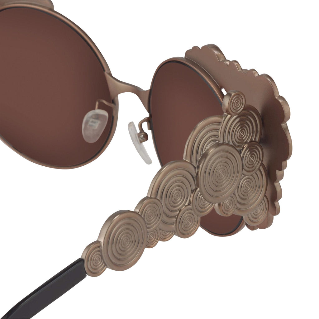 Khaleda And Fahad Ladies Sunglasses Cat Eyes Rose Gold