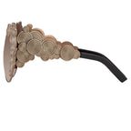 Khaleda And Fahad Ladies Sunglasses Cat Eyes Rose Gold