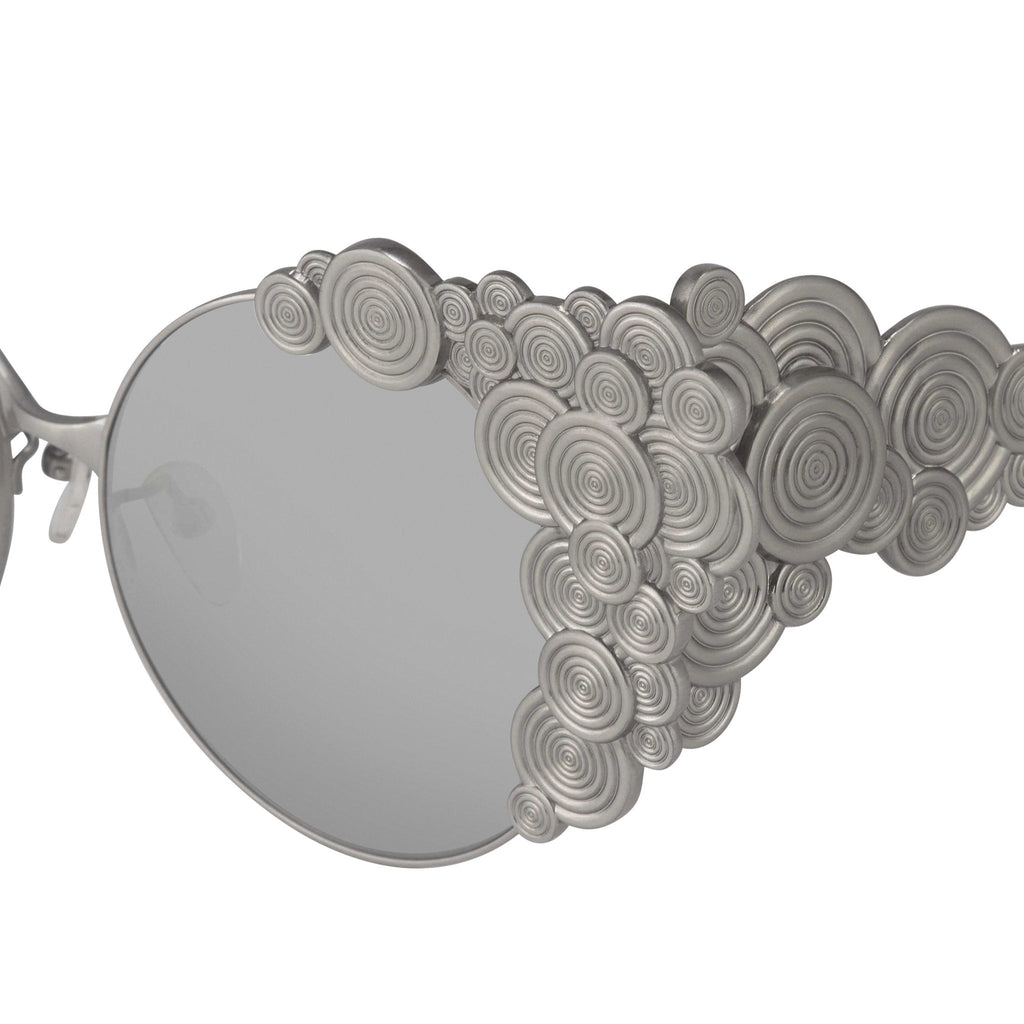 Khaleda And Fahad Ladies Sunglasses Cat Eyes Silver and Platinum