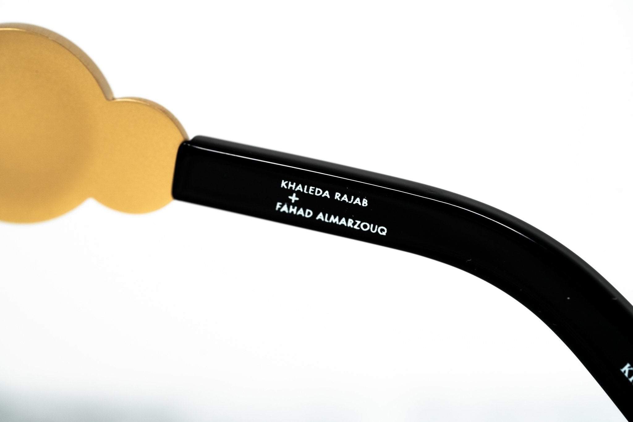 Khaleda And Fahad Ladies Sunglasses Cat Eyes Yellow Gold