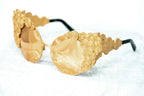 Khaleda And Fahad Ladies Sunglasses Cat Eyes Yellow Gold