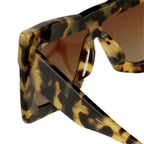 Kokon To Zai Ladies Sunglasses Mask Tortoise Shell and Brown